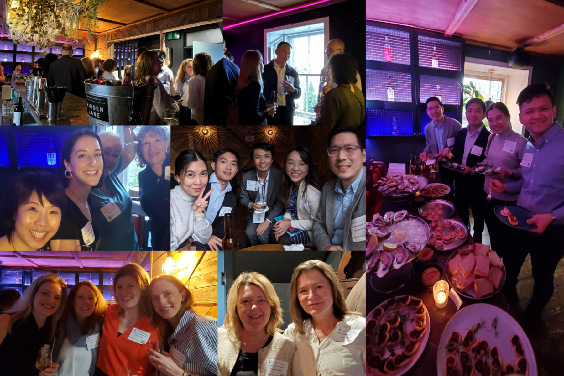Photo Collage of ESTRO Alumni Reception 2024