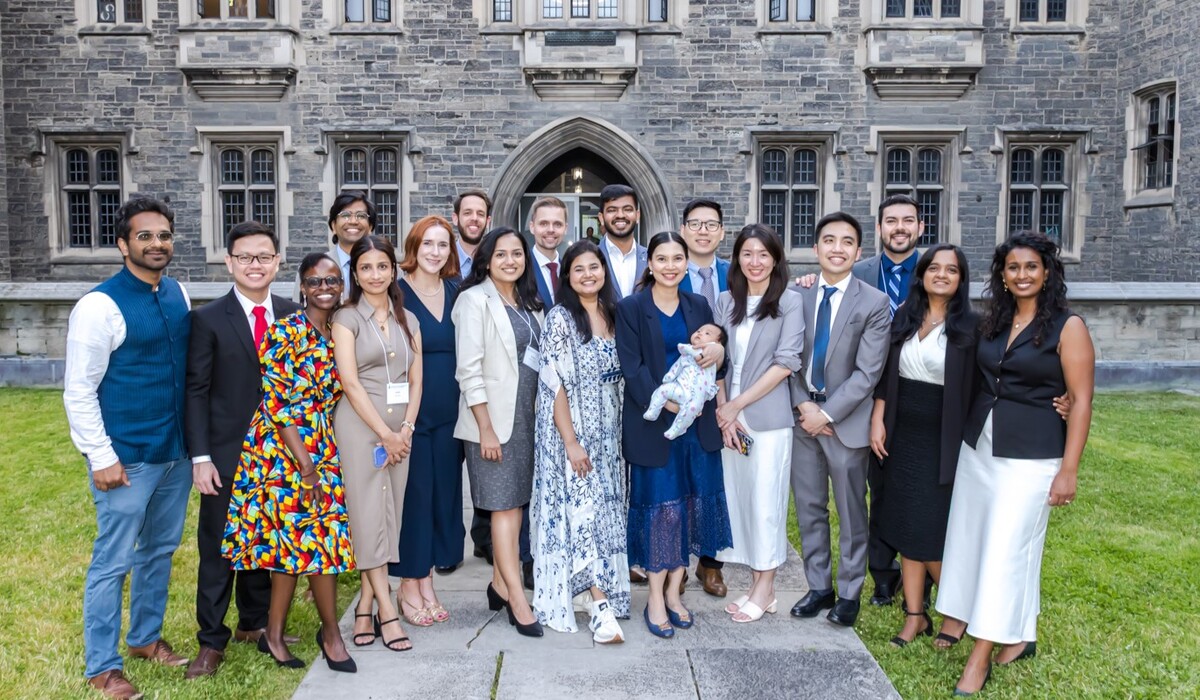 Group photo of fellowship graduates in 2025