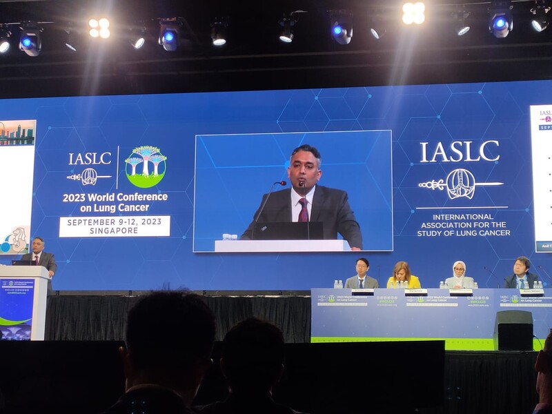 Dr Anil Tibdewal delivered a Plenary Talk in the session "Transforming Discovery into Treatments in Lower Middle-Income Regions" and the Talk was on " Precision Management of Oligometastatic Disease".