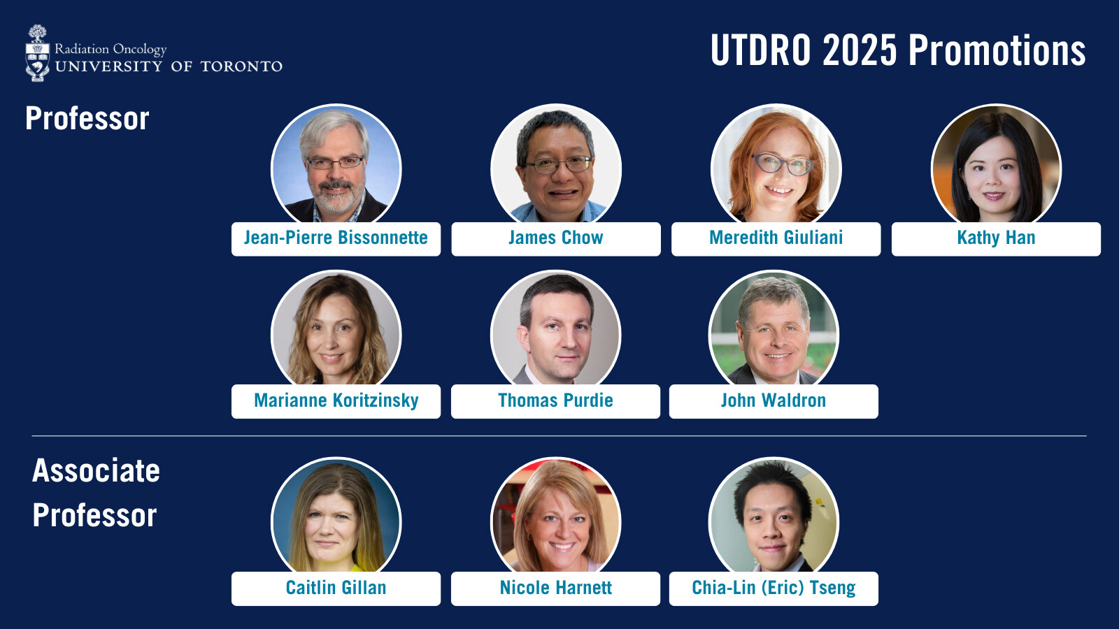 UTDRO 2025 Senior Promotions